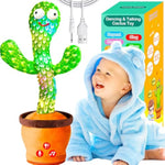 Rechargeable Baby Toys Dancing Talking Cactus Toy For Baby, Volume Adjustable, Singing, Mimicking, Repeating, Baby Infant Toys For Girls Boys, Birthday/Chirstmas Gifts For 1 Year Old
