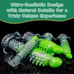 Fantasy Dildo With Devil'S Tentacle - Liquid Silicone Anal Plug With Powerful Suction Cup G-Spot Stimulation For Men Women, Waterproof Sex Toy Unisex Thrusting Dildo (A107M-Lh)