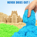 4.4 lbs Play Sand with Storage Sand Box for Kids 3+ Years Old