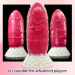 Silicone Anal Plug Thick Realistic Dildo With Suction Cup Base For Hands-Free Play Butt Plug Toy For Anus Dilation Prostate Stimulation Adult Sex Toy For Advanced Players Light Red 8.77 Inch