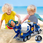 Toddler Trucks Toy, Large Mixer Truck Toy With Lights & Sounds, Truck Vehicle Boy Toy For 3 4 5 6 Year Old Boys, Christmas Birthday Gifts For Boys & Girls