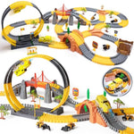 Toys For Boys 5-7, Race Track For Toddlers 3-5, 342Pcs Construction Toys For Boys Kids Car Track Toy Train Set Flexible Gift For 3 4 5 6 7+ Years Old