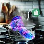 7 Inch Fantasy Monster Thick Silicone Anal Dildo with Suction Cup for Men and Women
