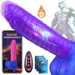 Thrusting Dildo Sex Toys Dildos - 8.9" 6In1 Monster Dildo With Strong Suction Cup, Fantasy Dildo Anal Toys, App & Remote Control Thrusting Vibrator, Heated Animal Dildo Adult Sex Toys For Women Men