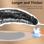 17" Giant Realistic Dildo,3.66" Diameter Super Huge Size Dildo With Big Glan For Deepest Sex,Sex Toys With Strong Suction Cup For Hands-Free Play, Thick Dong Adult For Advanced Women Men Gay