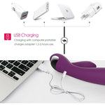 Powerful Clitoris Dildo Rabbit Vibrator, Girls Sex Toy Wand Massager For Women Sex Pleasure