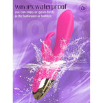G Spot Rabbit Vibrator, Sex Toys For Clitoris G-Spot Stimulation, Waterproof Dildo Vibrator With10 Powerful Vibrations Dual Motor Stimulator For Women Or Couple Fun