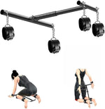 Adjustable BDSM Spreader Bar with Wrist & Ankle Cuffs