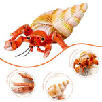 Hermit Crab Plush Toy,Crab Stuffed Animal,Simulated Plush Toy,Soft Stuffed Toy For Adults Birthday For Boys And Girls-10 Inch