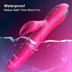 G Spot Rabbit Vibrator Dildo Adult Sex Toys For Women, Rotating &Vibrating Clitoral Stimulator Personal Massager With 7 Vibration 3 Rotation Modes Silky Silicone Sex Machine Couple Play