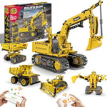 5-In-1 Stem Robotics Kits, 550 Pcs Science Kits Building Blocks Rc Robot Sets, App & Remote Control, Educational Toys For Kids Age 6 7 9 10 11 13 14+, Diy Gift For Boys & Girls