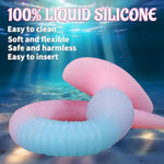 11.4“ Fantasy Long Anal Plug Dildo, Soft Liquid Silicone Material, Suitable For Male And Female Vaginal Prostate Massage, Anal Training, G-Spot Stimulation, Pink