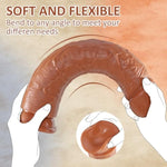 14.33 Inch Long Huge Brown Anal Dildo No Balls,Realistic Extra Long Dildo Anal Plug With Small Glans And Strong Suction Cup Dildos For Deepest Sex Sex Toy For Women Men Gay