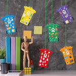 Earth Day Recycling Craft Kit for Kids, 18 Pack