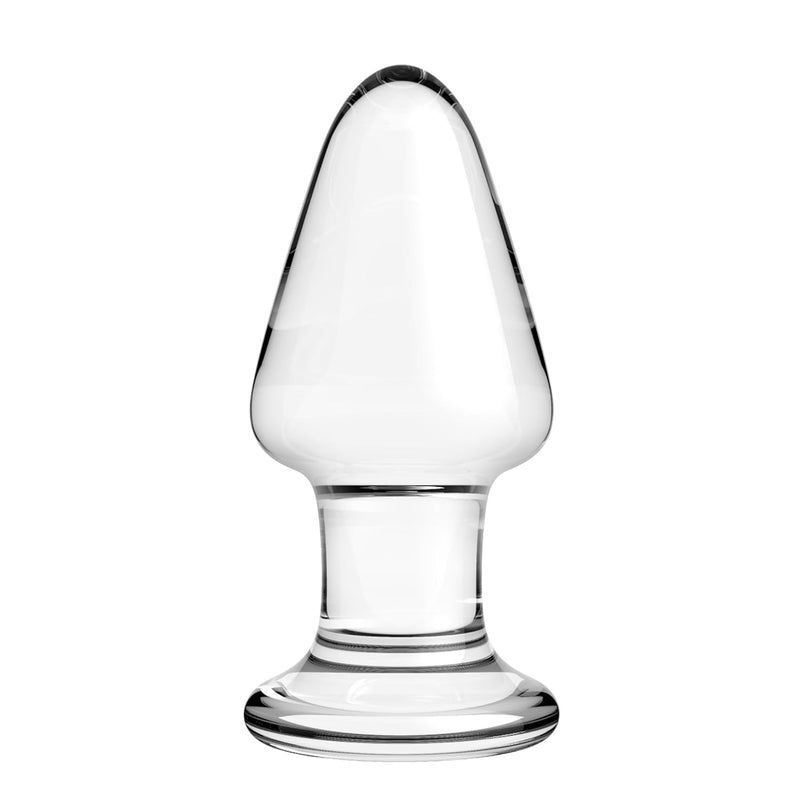 3.74 Inch Crystal Anal Plugs, Mushroom Bum Plug Sex Toys For Women Men Massage,Transparent