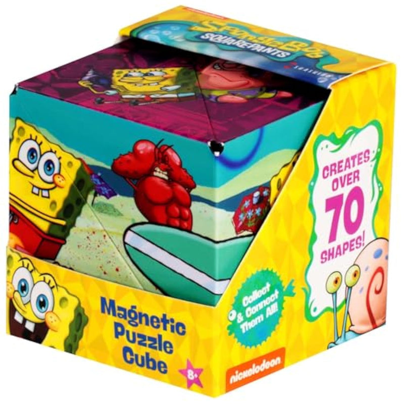 Shape Shifting Box - Award-Winning Stem Fidget Toy With Strong Magnets - Fidget Cube Transforms Into 100+ Shapes, Christmas Stocking Stuffers Gift For Kids, Teens, And Adults (Beach Buddies)