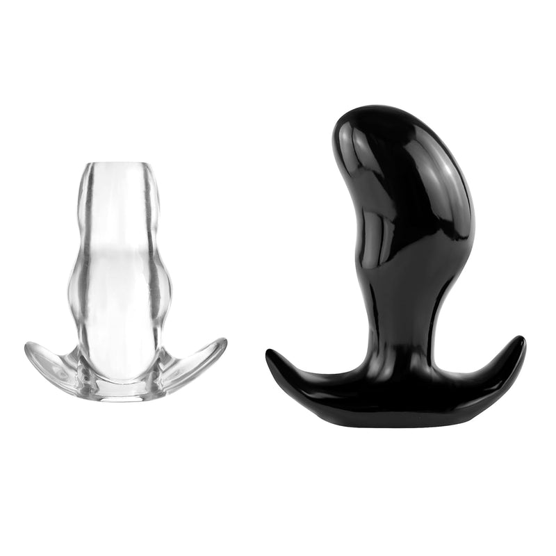 5 Inch Mango Butt Plugs + 2.7 Inch Hollow Tunnel Anal Plug