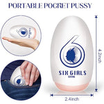 Male Masturbator Egg, Portable Pleasure Pocket Pussy Stroker With 3D Realistic Mouth For Oral Sex,Ultra Soft Stretchy Male Masturbators Cup,Blowjob Adult Male Sex Toys For Men Pleasure