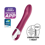 Big Heat Connect App Vibrator Sex Toy | Adult Toys For Women | Best G-Spot Clit Stimulation | Vibrating Sexual Pleasure Device | Stimulation Vibrators | Female Wellness Tools | Woman Sextoy