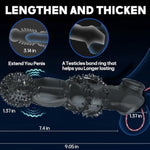 Penis Sleeve Cock Sleeve Male Sex Toy, Penis Extension Condom Cook Rings For Men Erecton Sex, Penis Extender With Dense Large Particles,Realistic Wolf Dildo Men Sex Toys For Couples Adult Pleasure