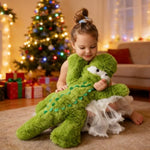 Alligator Stuffed Animal, 28 Inch Large Stuffed Crocodile Plush Toy, Soft Alligator Plush Pillow For Boys Girls