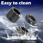 Cbt Testicle Stretcher Testicle Toys For Men Cock And Ball Ring Male Silicone Cock Ring Cockring Reusable Penis Rings For Male Erection Enhancing Longer Lasting Stronger Chastity Devices Set 3 Pcs