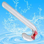 Glass Dildo Adult Sex Toy,Crystal Anal Butt Plug Unisex Pleasure Wand Glass Sex Toy Wand Double-Ended Butt Plug Anal Beads G-Spot Stimulation To Dildo Anal Butt Plug For Men Women