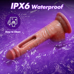 8.5'' Vibrating Realistic Dildos Sex Toys - Silicone Anal Dildo With 9 Flapping & 9 Vibrating & Heating, Strong Suction Cup G Spot Vibrator Dildo For Vagina Anal Stimulation, Adult Toys For Women Men