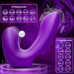G Spot Vibrator Women Sex Toys Finger Vibrators 10 Powerful Vibrating & 10 Flapping Clitoral Stimulator Female Sex Toy Adult Toys For Women Couple Pleasure Female Vibrator Dual Mode