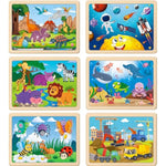 Wooden Puzzles For Kids Ages 4-6, 6 Packs 30 Pcs Jigsaw Puzzles For Kids Ages 3-5 | 4-8, Wooden Puzzles For Toddler Children Learning Educational Puzzles Toys For Boys And Girls