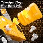 Toys For Ages 5-7, 5-In-1 Take Apart Construction Vehicle Trucks Transform To Robot, 5 6 7 8 Year Old Boy Christmas Birthday Gift Ideas, Robot Toys For Kids 4-8