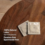 Rise - Ultra Thin Condoms - 100% Natural Latex, Made Without Harmful Chemicals And Tested For Safety - Vegan-Friendly, Spermicide-Free Lubricated Condoms (3 Pack)