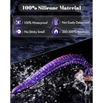 Super Long Anal Plug Dildo, Flexible Silicone Dildo With Powerful Suction Cup, Sex Toy For Men Women And Couple