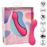 Liquid Silicone Pixies Teaser – Rechargeable Travel Size Mini Vibrator –Waterproof Adult Sex Toy For Women – Pink