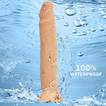 9.8" Inch Long Big Realistic Dildo Powerful Suction Cup Lifelike Penis Dong G-Spot Anal Adult Sex Toy For Deeper And Faster Play For Women Men Couple