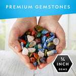 National Geographic Polished Gemstone Collection 15 Lb. Bulk Pack