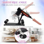 Akkajj Larger Motor Sex Machine With A Special Heatable Dildo Automatic Thrusting Machine With Male Masturbation Cup Sex Toys For Women And Men Black