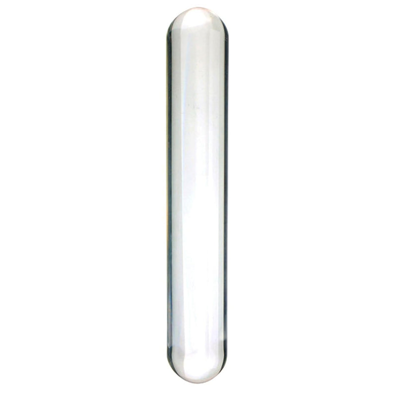Crystal Glass Pleasure Wand Dildo Penis, Glas Anal Butt Plug Sex Toys Transparent Smooth Anal Plug Glass Double Ended Dildo G-Spot Stimulation Adult Sex Game Toy For Men Women Couple (4.5Cm)