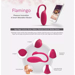 GRZR Vibrator for Women Bluetooth Control Flamingo, Pink