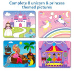 Unicorn and Princess Sticker Art Craft Kit for Kids