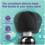 Vibrator, Sex Toys Wand Massager, Adult Toy For Women - G Spot Vibrators, Clitoris Stimulation, Dildo, Water-Resistant, Wireless, 20 Vibration Modes & 8 Speeds (Large, Black)