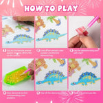 Colorful Animal Diamond Art Kit for Kids & Beginners Ages 6-12