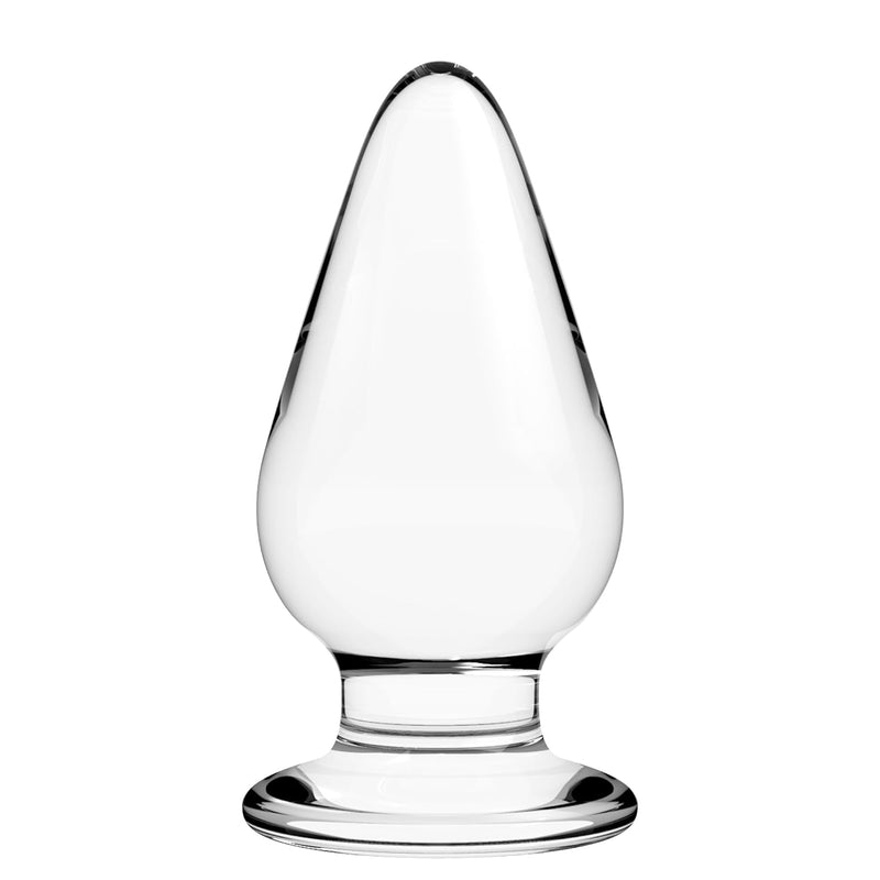 4.53 Inch Large Glass Anal Plugs, Thick Mushroom Butt Plugs Prostate Massage Sex Toys For Women Men