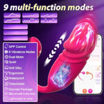 Vibrator Adult Sex Toys App Remote Control G Spot Vibrators Long Distance Egg Vibrator Wireless Bluetooth Rechargeable Wearable For Female Couples Clitoral Stimulator Sexual Pleasure Tools For Women