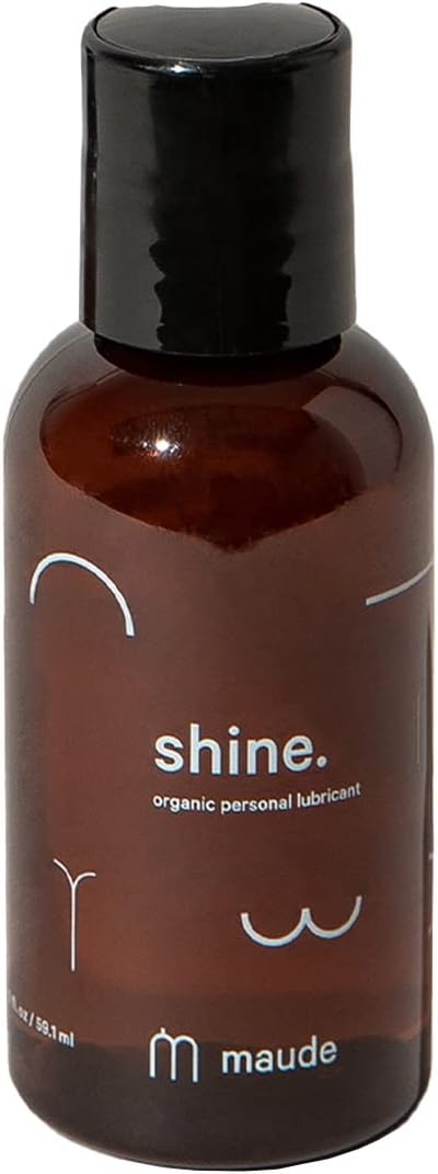 Organic Aloe Vera Water-Based Lubricant – Natural, pH-Balanced, Fragrance-Free, 2 oz