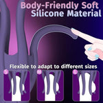 Male Sex Toys Penis Vibrator with 12 Modes, Adult Masturbator with 6 Tentacle Points and Screen Display
