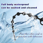 Silicone Plug Penis Ring Dilator Sex Toys Dilator Urethral Sounds Dilator Urethra Adult Gifts Urethra Masturbation Rod With Multi Beads Urethral Dilator(Black)