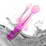 6 Speed Anal Clit G Spot Vibrator,Triple Pleasure Clitoral Vibrators Massager Masturbation Stick Adjustable Vibrator Dildo For Women Vibrating Sex Toys,Purple