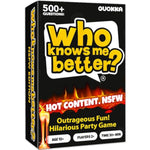 Who Knows Me Better - Hot & Wild Edition | Bold & Spicy Party Card Game For Adults Only | 500+ Daring Questions To Expose Your Friends’ Deepest Desires