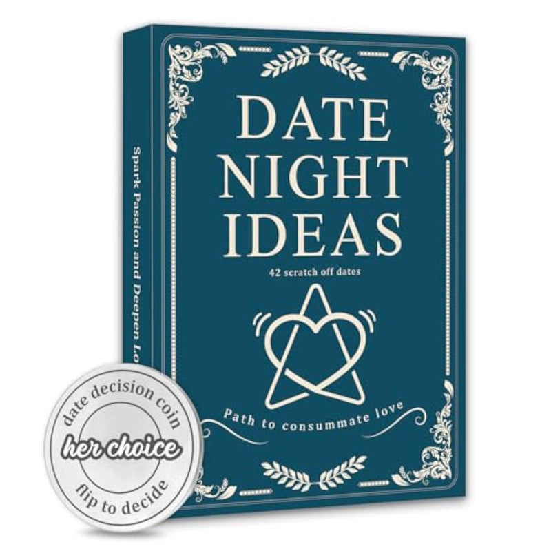 Date Ideas For Couples-42 Date Night Ideas Card Couples Games For Adult, Fun & Adventurous Scratch Off Date Ideas Cards For Girlfriend, Boyfriend, Wife Or Husband, Best Couples Gifts